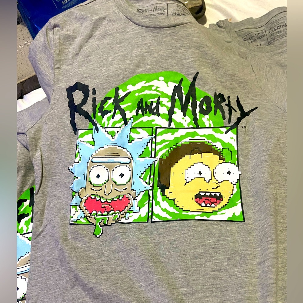Rick and morty official license shirt